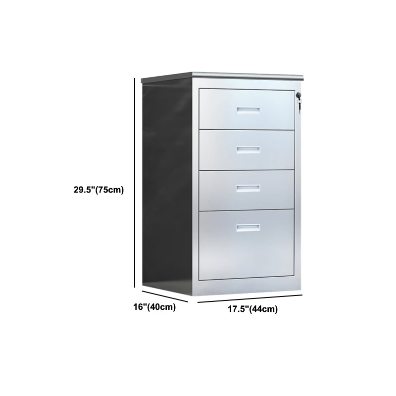 Metal Vertical Filing Cabinet Fire-Resistant File Cabinet with Storage