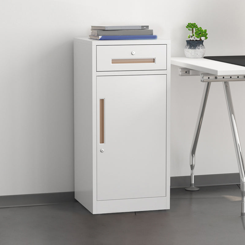 Steel Filing Cabinet Vertical File Cabinet with Lock and Storage