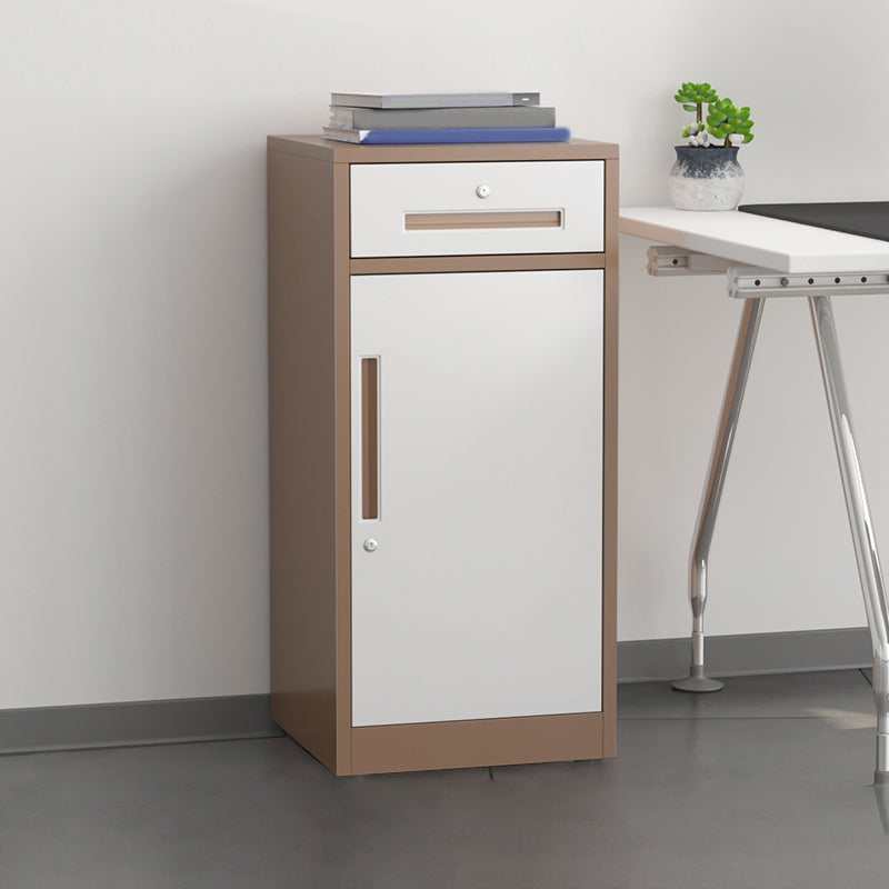 Steel Filing Cabinet Vertical File Cabinet with Lock and Storage