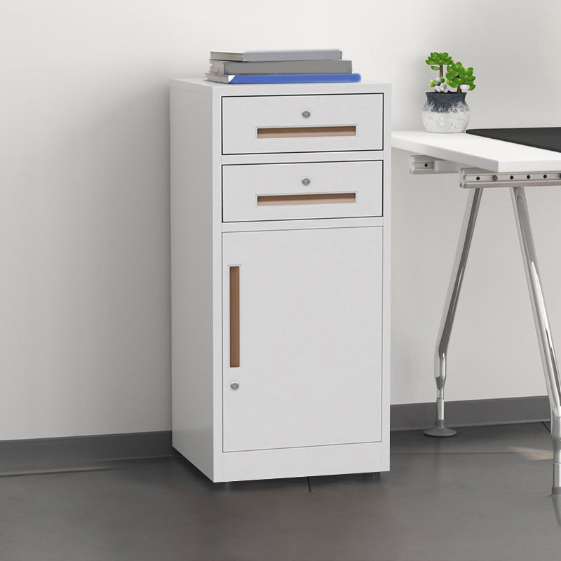 Steel Filing Cabinet Vertical File Cabinet with Lock and Storage