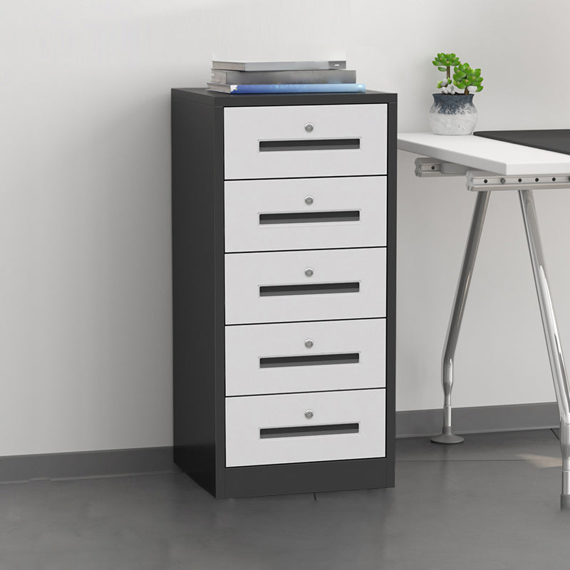 Steel Filing Cabinet Vertical File Cabinet with Lock and Storage