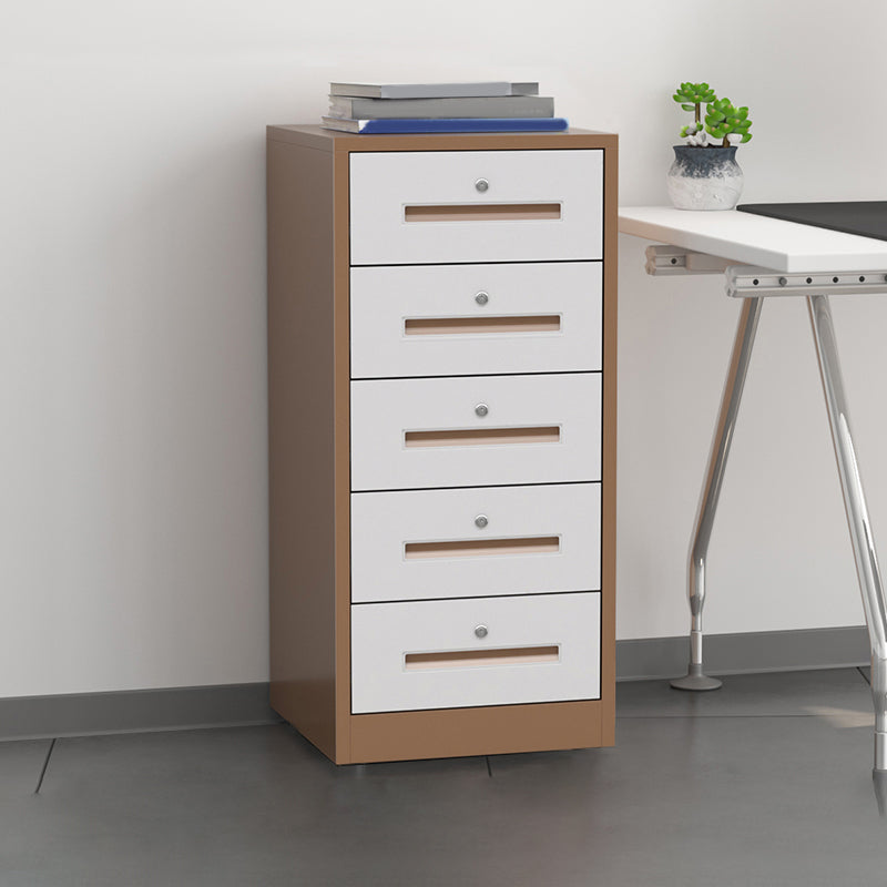 Steel Filing Cabinet Vertical File Cabinet with Lock and Storage