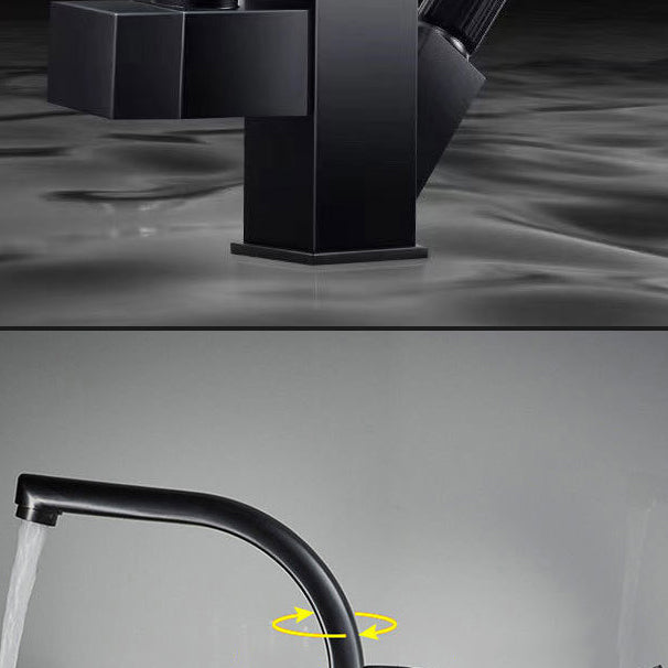 Modern 1-Handle Faucet with Water Dispenser with Pull out Sprayer Faucet