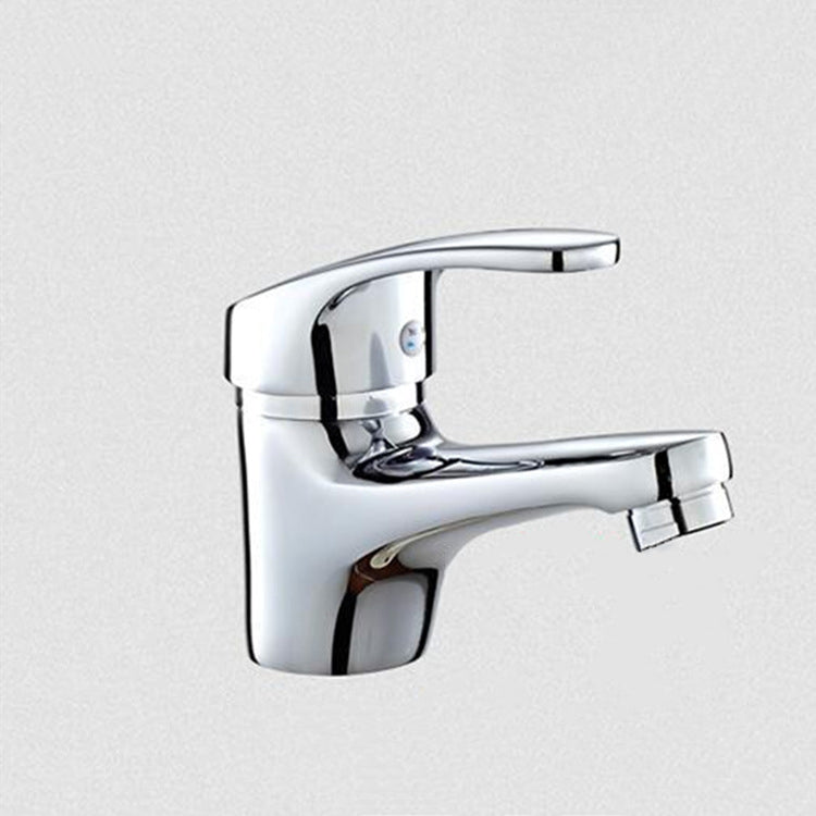 Contemporary Single Handle Kitchen Faucet  Low Profile Faucet in Chrome