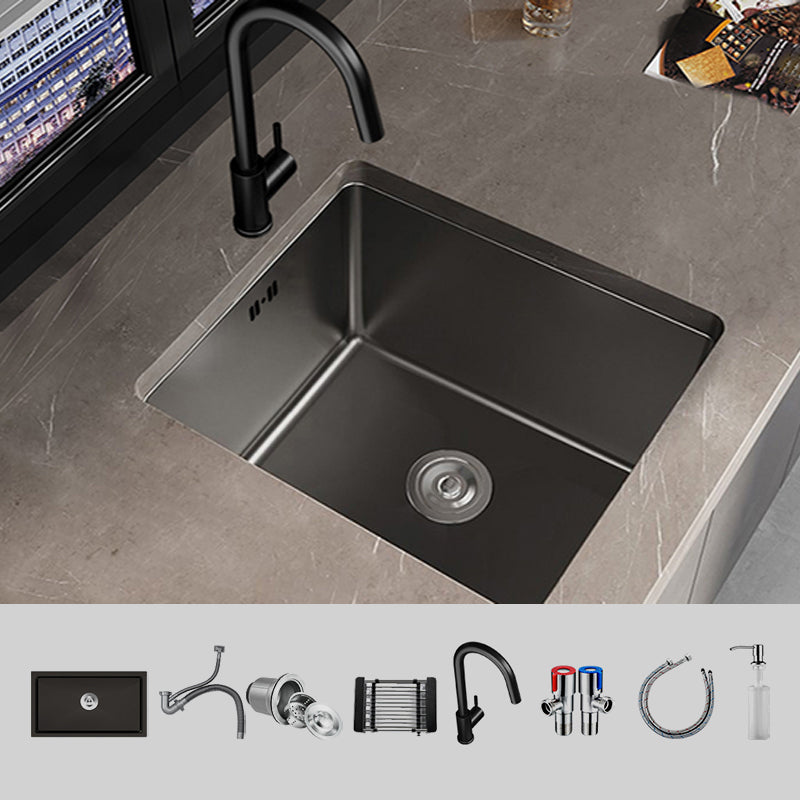 Contemporary Sink Set Stainless Steel Friction Resistant Sink Set for Kitchen