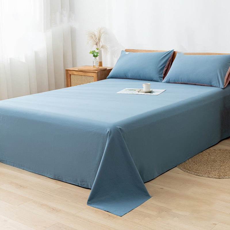 Cotton Breathable Sheet Set Soft Fade Resistant Bed Sheet Set