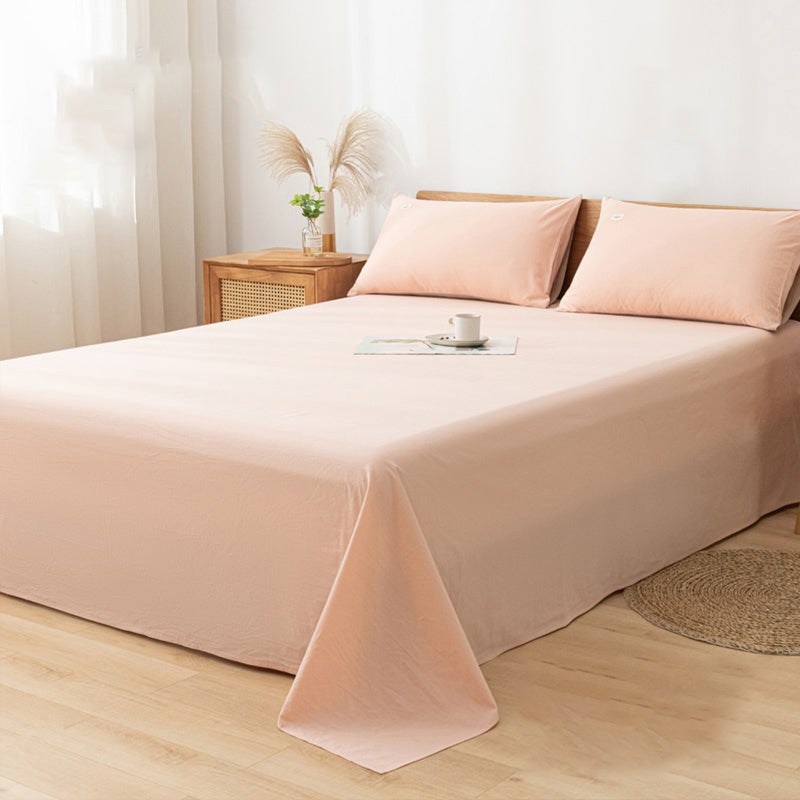 Cotton Breathable Sheet Set Soft Fade Resistant Bed Sheet Set