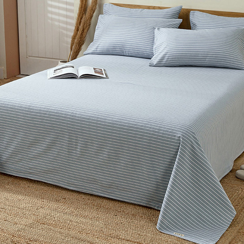 Non-Pilling Sheet Set Cotton Fade Resistant Breathable Soft Bed Sheet Set