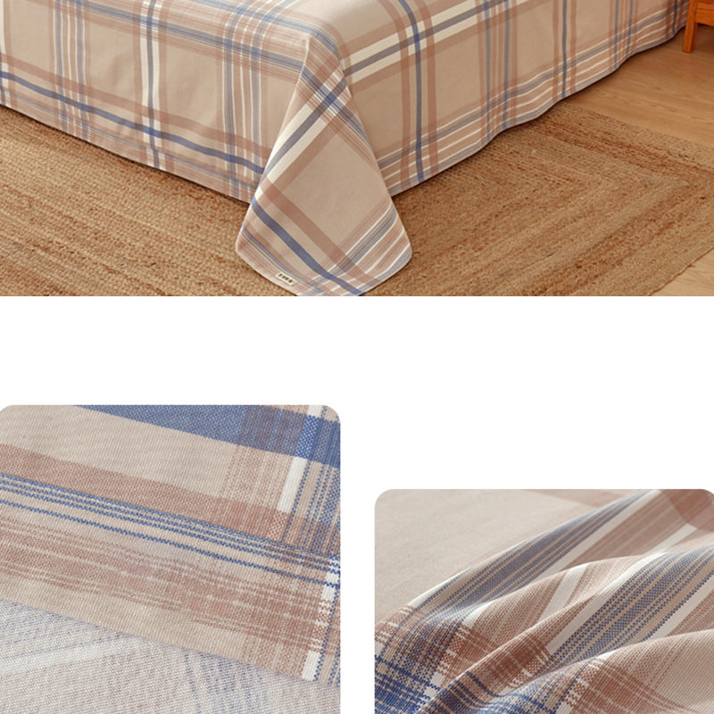 Non-Pilling Sheet Set Cotton Fade Resistant Breathable Soft Bed Sheet Set