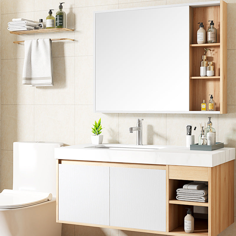 Contemporary Sink Cabinet Mirror Cabinet Bathroom Space Saver Vanity