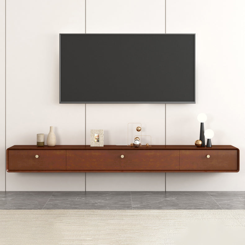 Modern TV Stand Console Wooden Wall-mounted TV Stand with Drawers