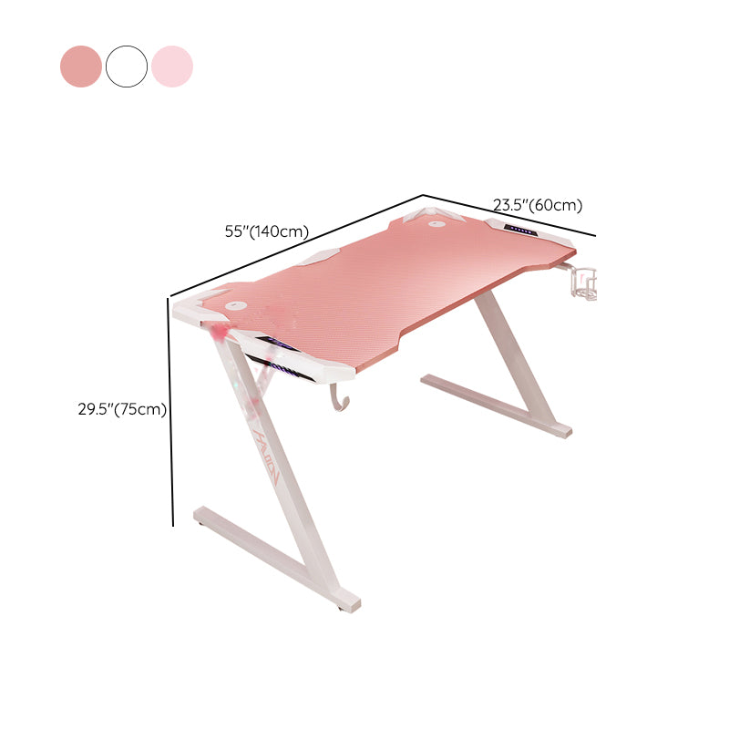 Cable Management Computer Desk Contemporary Dormitory Gaming Desk