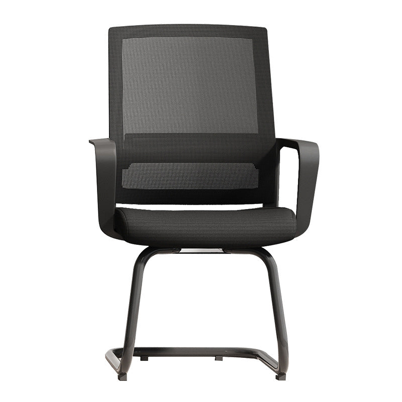 Mid Back Home Office Chair Black Frame Modern Conference Chair