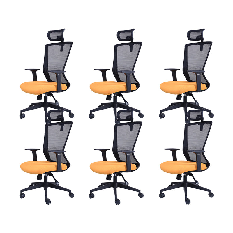 Contemporary Swivel Office Chair Microfiber High Back Desk Chair