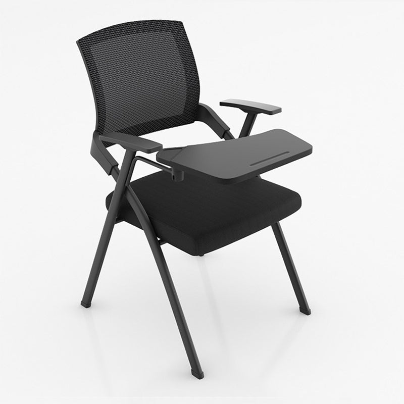 Mid Back Home Office Chair Black Frame Conference Chair Arm Chair