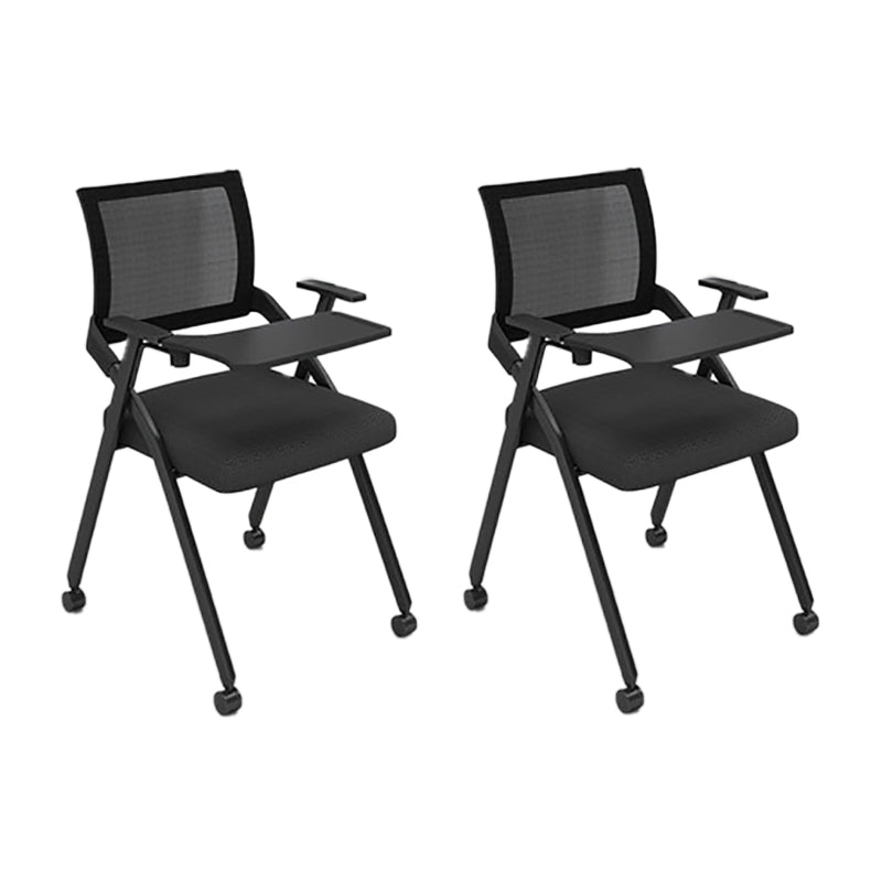 Mid Back Home Office Chair Black Frame Conference Chair Arm Chair