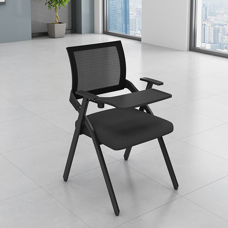 Mid Back Home Office Chair Black Frame Conference Chair Arm Chair