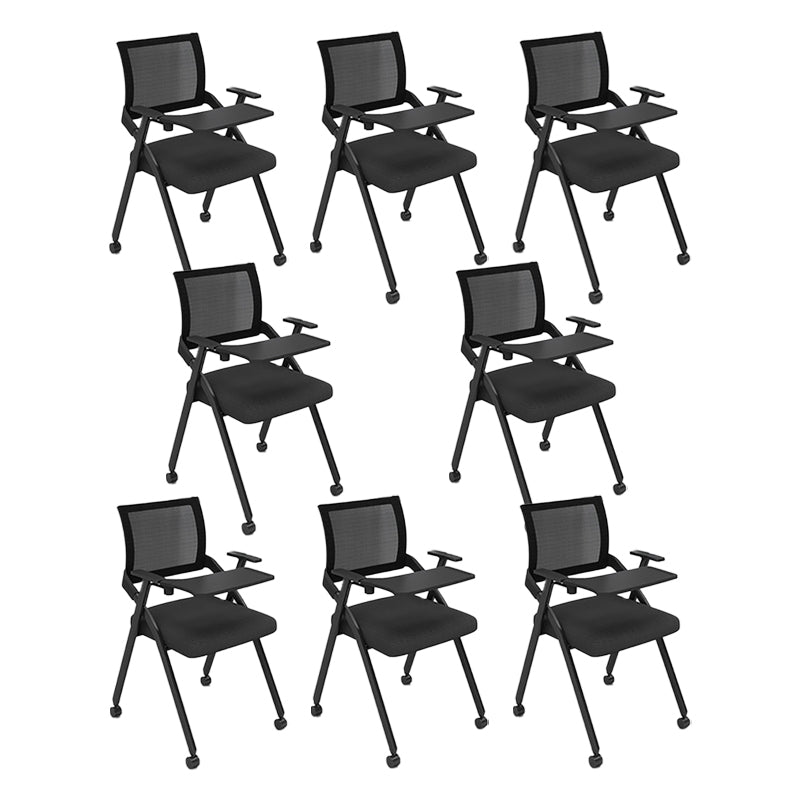 Mid Back Home Office Chair Black Frame Conference Chair Arm Chair