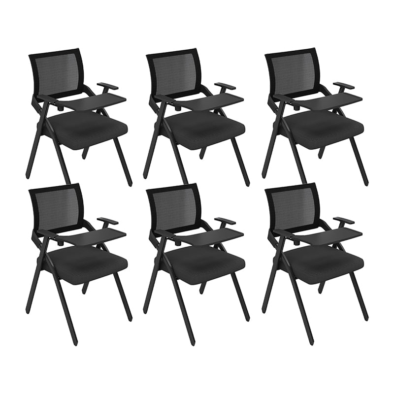 Mid Back Home Office Chair Black Frame Conference Chair Arm Chair