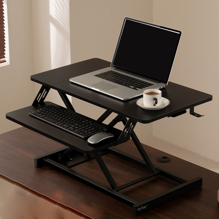 Modern Laptop Table Office Standing Desk Converter with Keyboard Tray