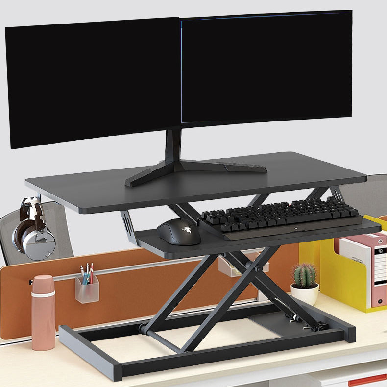 Modern Laptop Table Office Standing Desk Converter with Keyboard Tray