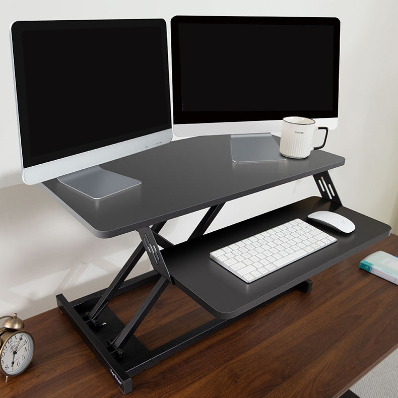 Modern Laptop Table Office Standing Desk Converter with Keyboard Tray