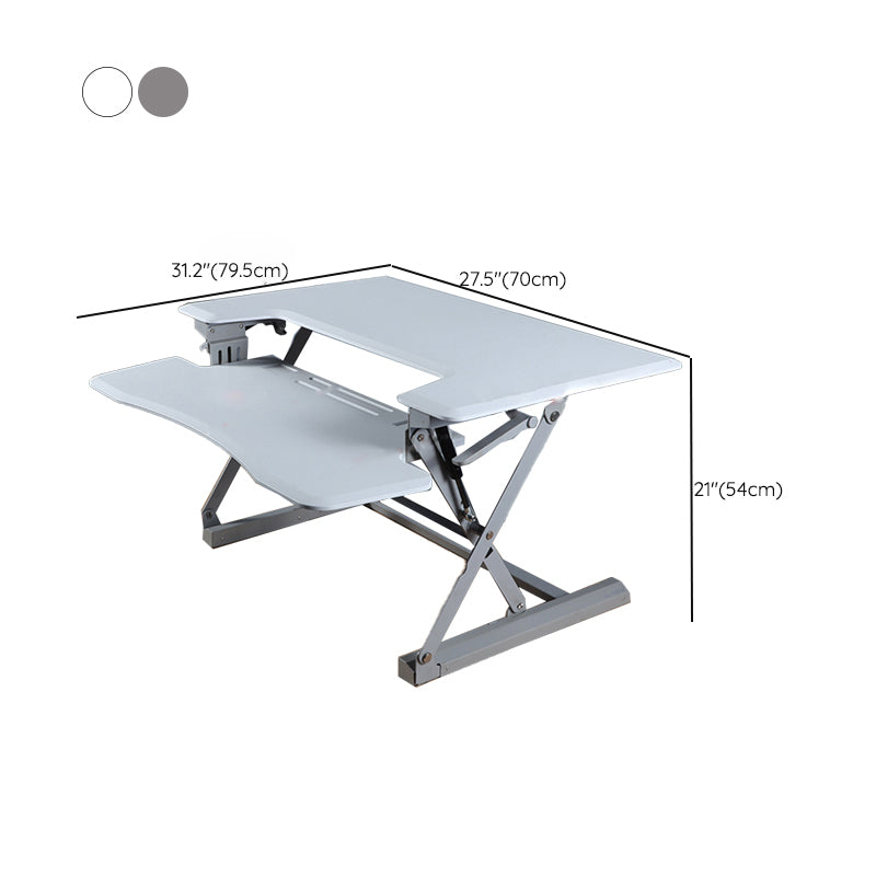 Modern Laptop Table Office Standing Desk Converter with Keyboard Tray