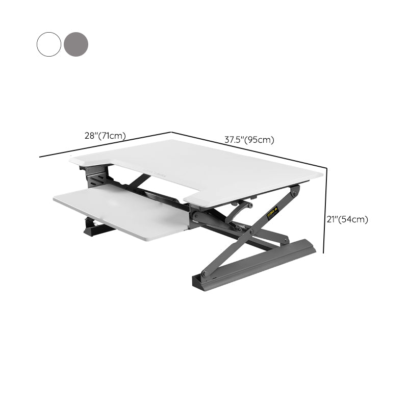 Modern Laptop Table Office Standing Desk Converter with Keyboard Tray