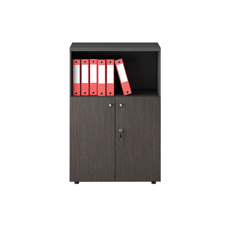 Industrial Style Vertical Filing Cabinet Wood Locking Storage Filing Cabinet