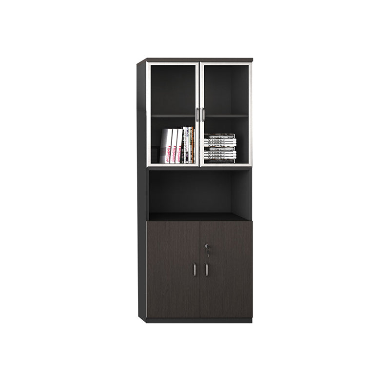 Industrial Style Vertical Filing Cabinet Wood Locking Storage Filing Cabinet