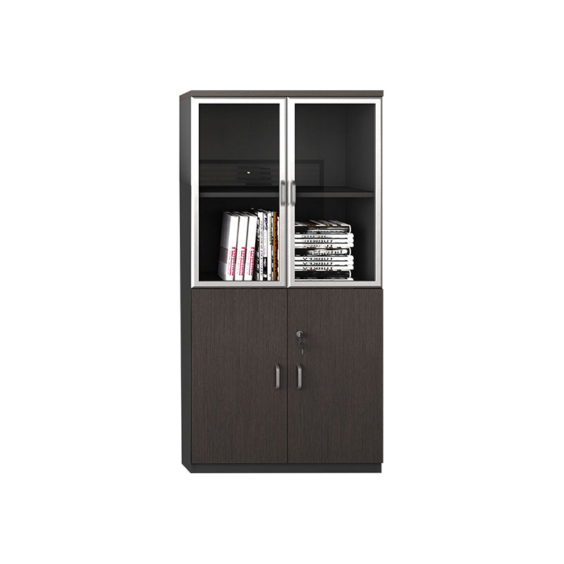 Industrial Style Vertical Filing Cabinet Wood Locking Storage Filing Cabinet