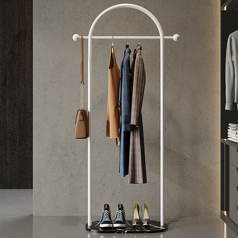 Modern Coat Hanger Metal Coat Hooks Coat Rack with Marble Bottom