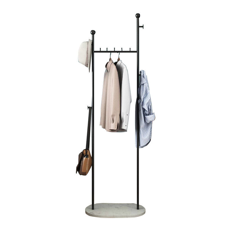 Gorgeous Plain Coat Rack Basket Storage Metal Coat Rack with Coat Hooks