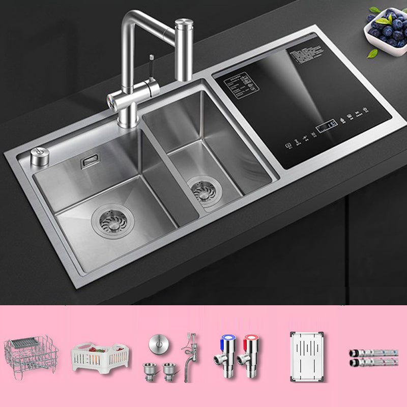 Classic Rectangle Sink Stainless Steel Drop-In Friction Resistant Sink for Kitchen