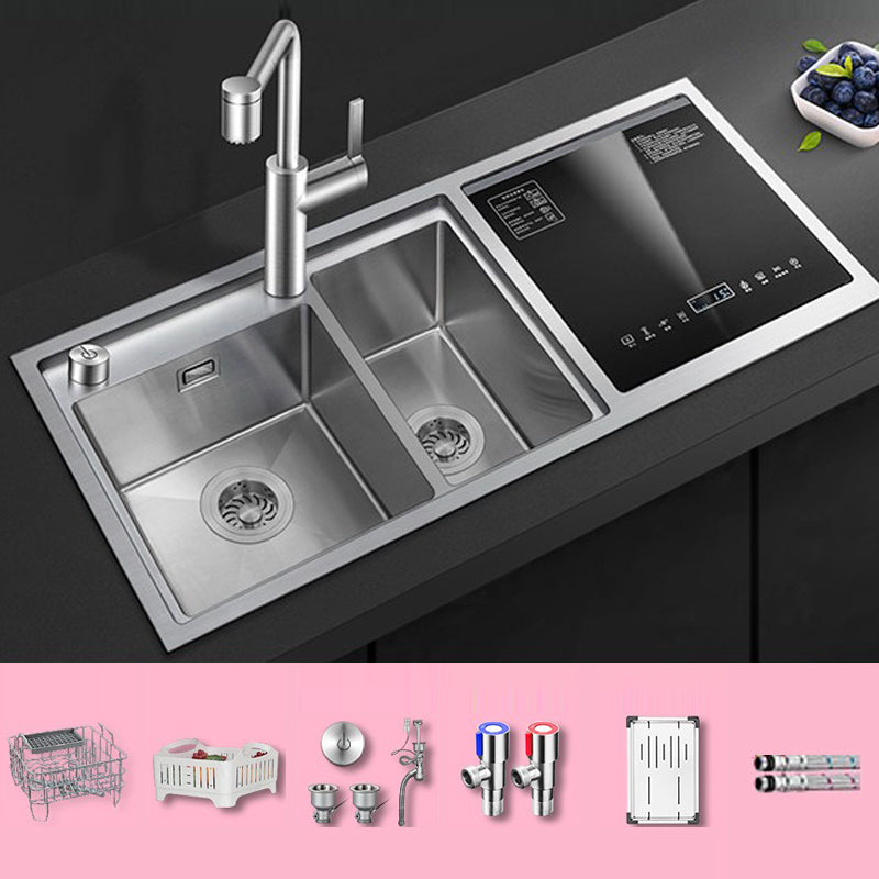 Classic Rectangle Sink Stainless Steel Drop-In Friction Resistant Sink for Kitchen