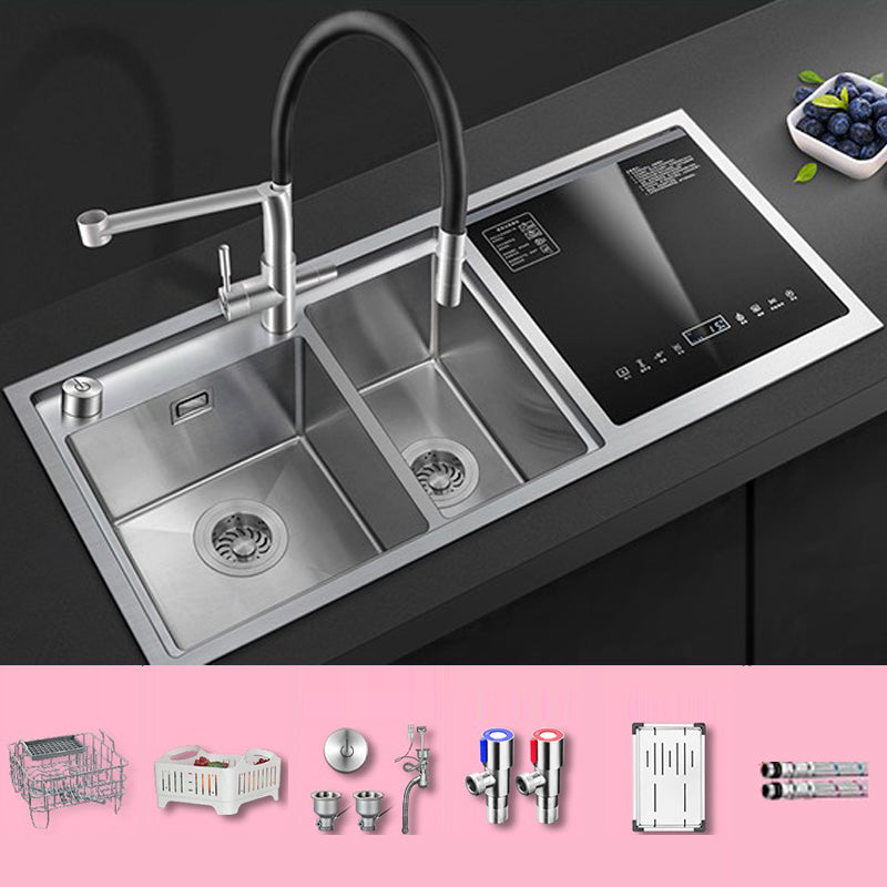 Classic Rectangle Sink Stainless Steel Drop-In Friction Resistant Sink for Kitchen