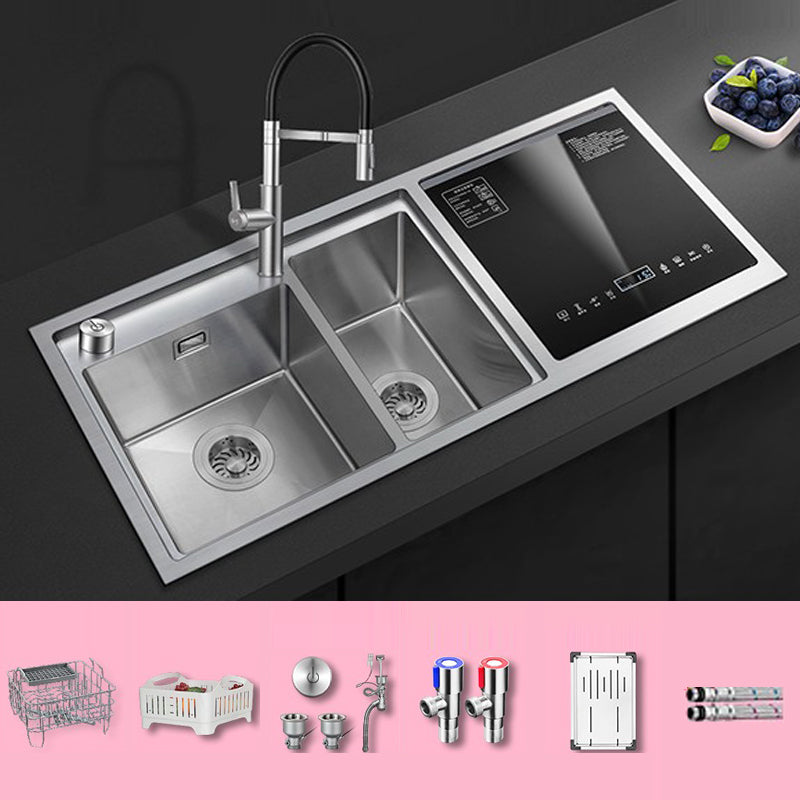 Classic Rectangle Sink Stainless Steel Drop-In Friction Resistant Sink for Kitchen