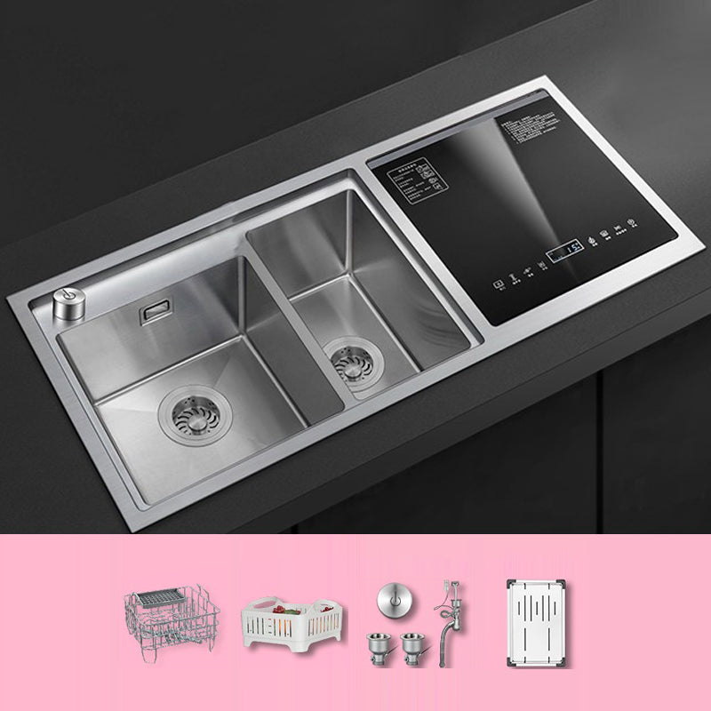 Classic Rectangle Sink Stainless Steel Drop-In Friction Resistant Sink for Kitchen