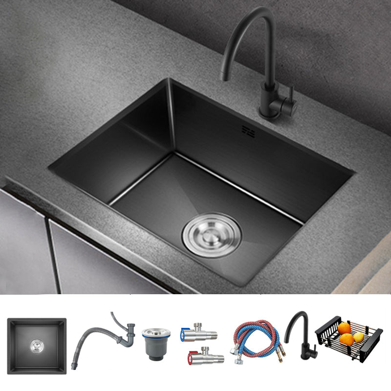 Classic Sink Stainless Steel Drop-In Friction Resistant Sink for Kitchen