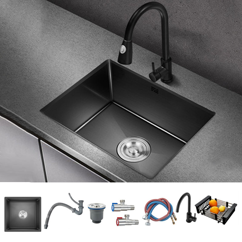 Classic Sink Stainless Steel Drop-In Friction Resistant Sink for Kitchen