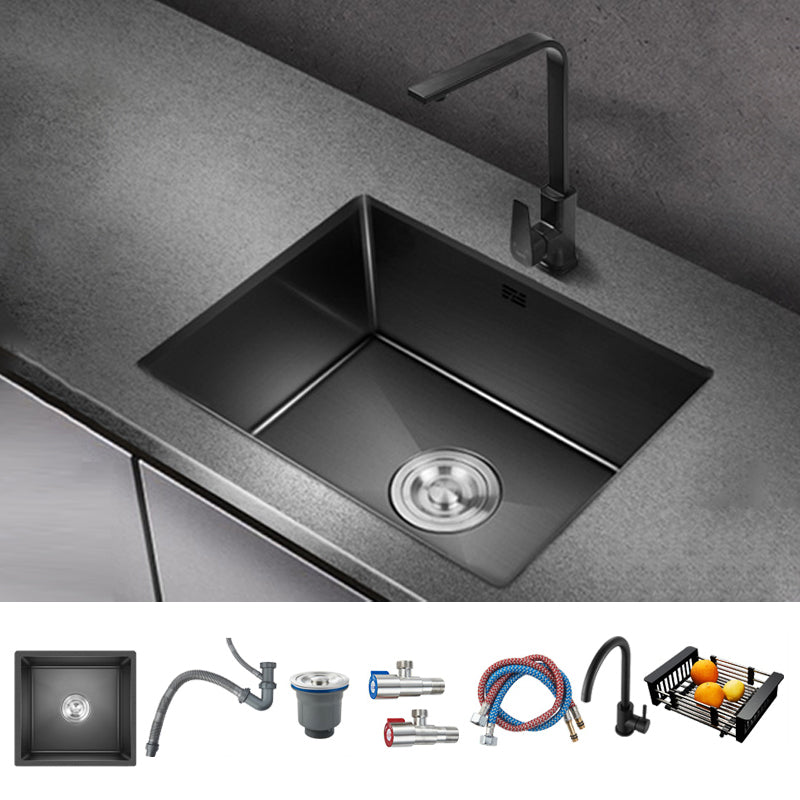 Classic Sink Stainless Steel Drop-In Friction Resistant Sink for Kitchen