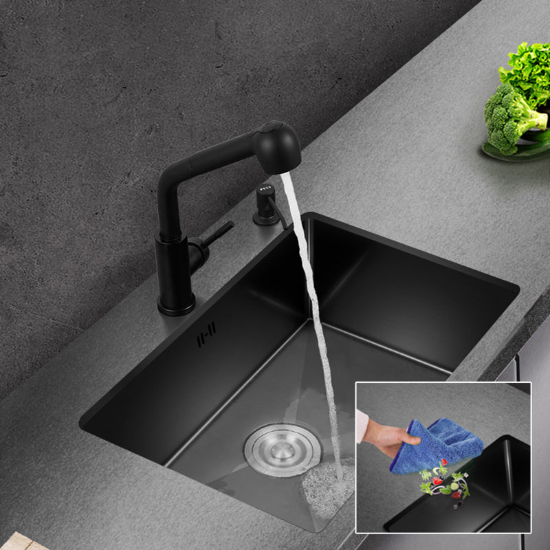 Classic Sink Stainless Steel Drop-In Friction Resistant Sink for Kitchen