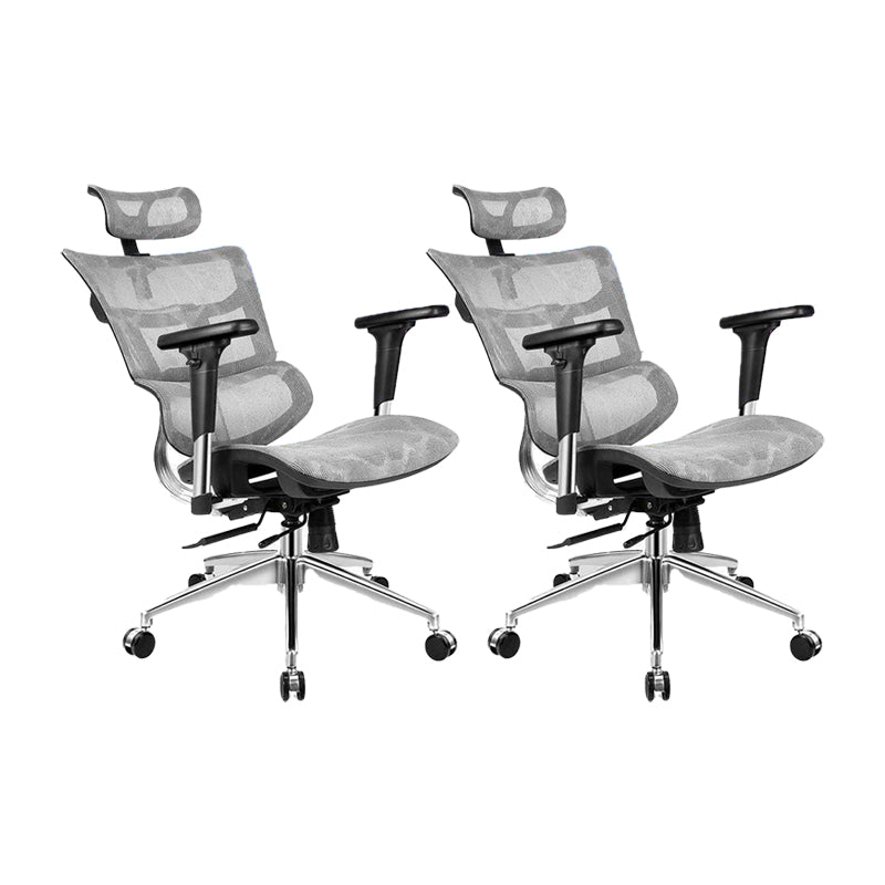 Modern Desk Chair Mesh Computer Chair Adjustable Conference Chair with Wheels