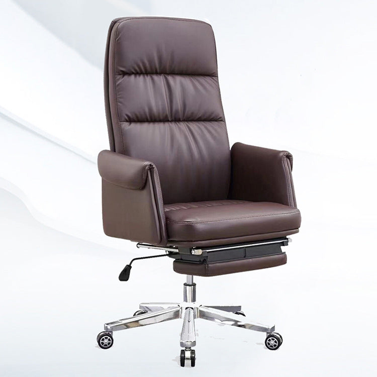 Swivel Contemporary Managers Chair Arms Included Leather Executive Chair