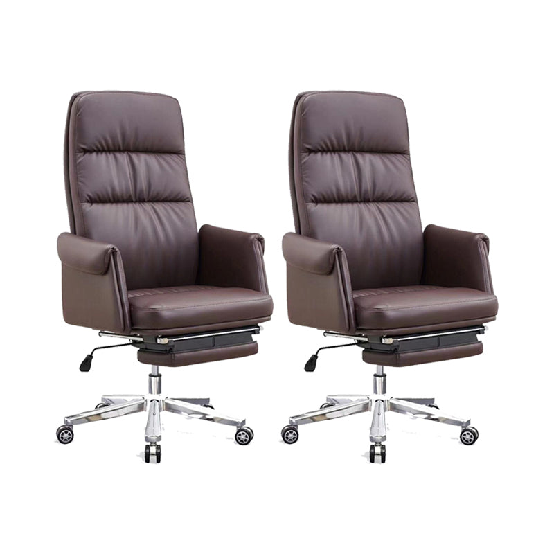 Swivel Contemporary Managers Chair Arms Included Leather Executive Chair