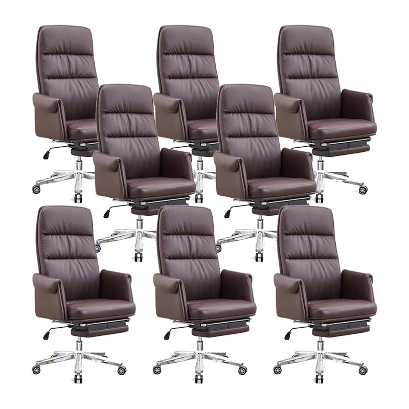 Swivel Contemporary Managers Chair Arms Included Leather Executive Chair