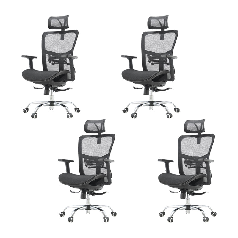 Modern Desk Chair Mesh Computer Chair High Back Conference Chair with Wheels