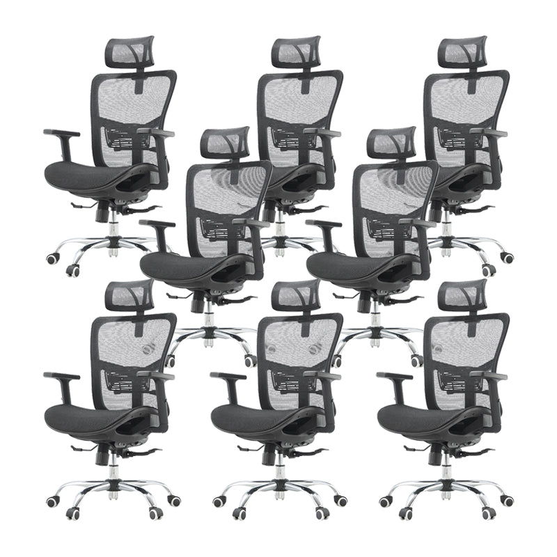 Modern Desk Chair Mesh Computer Chair High Back Conference Chair with Wheels