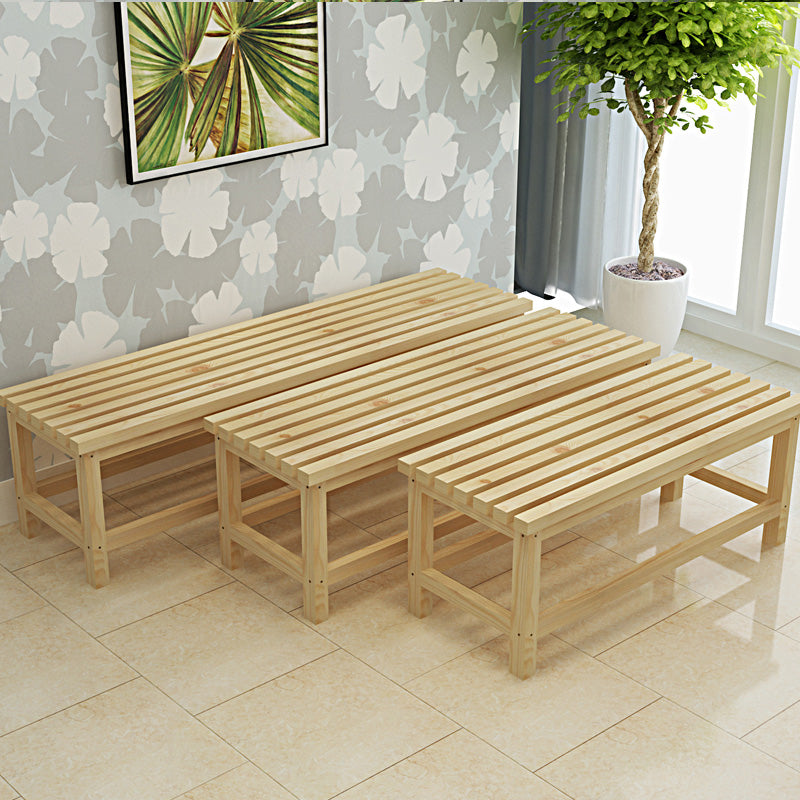 15.7" Wide Modern Entryway and Bedroom Bench Wood Bench with Legs