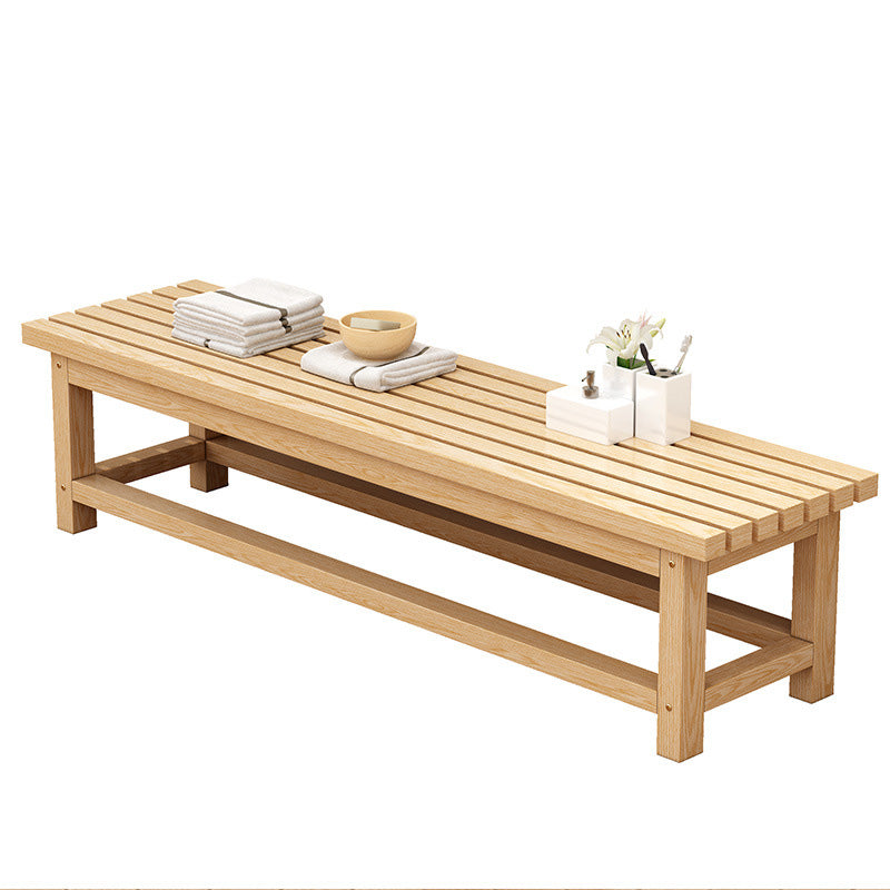 15.7" Wide Modern Entryway and Bedroom Bench Wood Bench with Legs